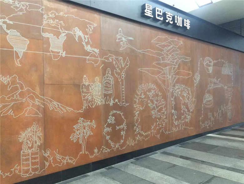 渝中耐候钢幕墙